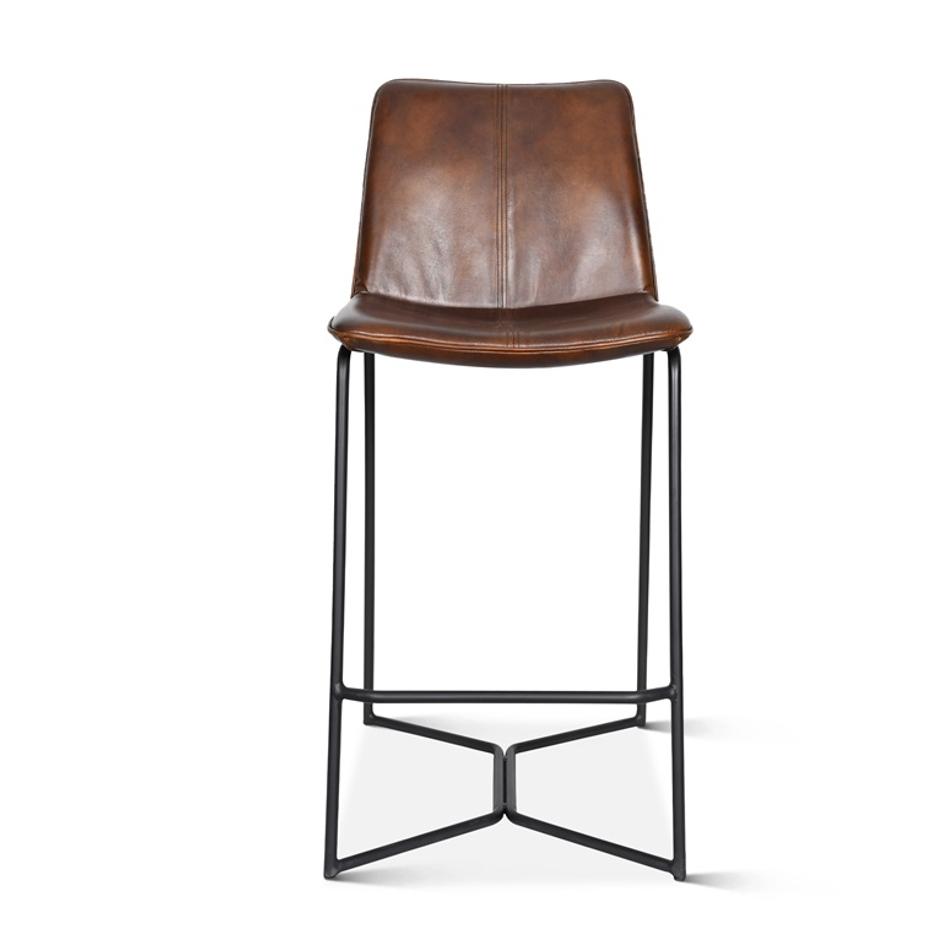 Morgan Counter Chair, Hand Washed Chestnut by Home Trends & Design