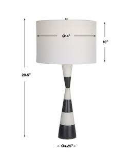 Bandeau Banded Stone Table Lamp by Uttermost