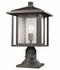 Aspen 1 Light Outdoor in Oil Rubbed Bronze Finish by Z-Lite