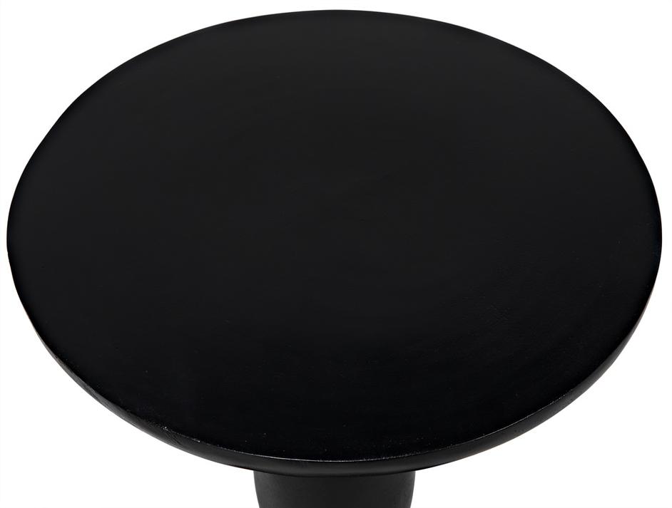 Adonis Side Table, Hand Rubbed Black by Noir Furniture