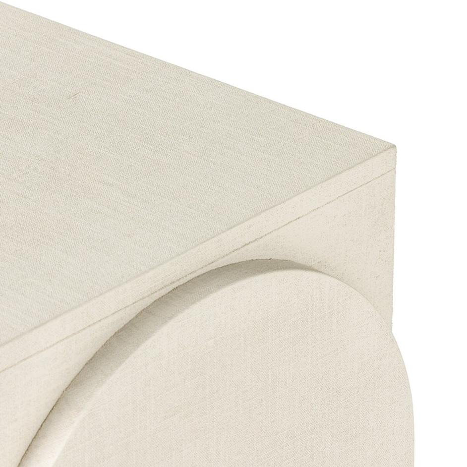 Cressida Console Table - Ivory Painted Linen by Four Hands