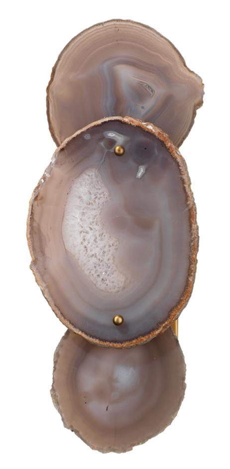 Trinity 1-Light Agate Wall Sconce by Jamie Young