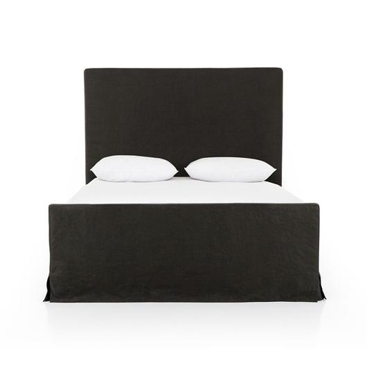 Daphne Slipcover Queen Bed - Brussels Pine by Four Hands