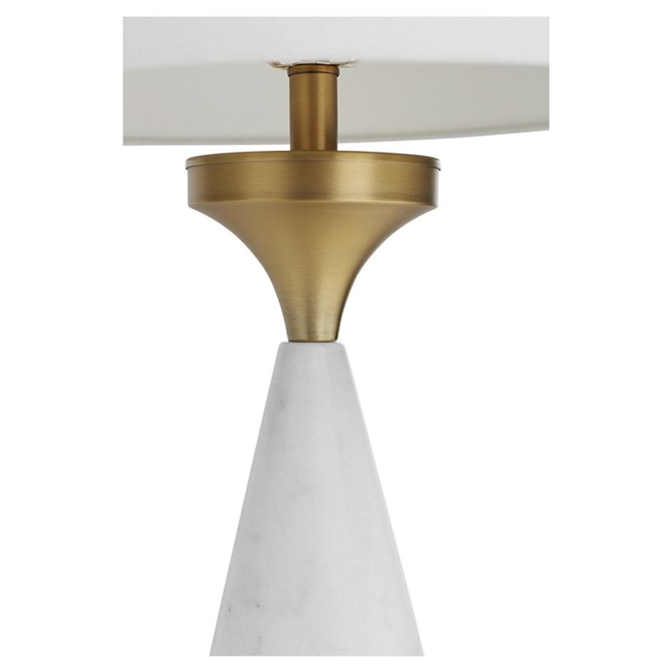 Solid Snow Table Lamp in White by Cyan Design
