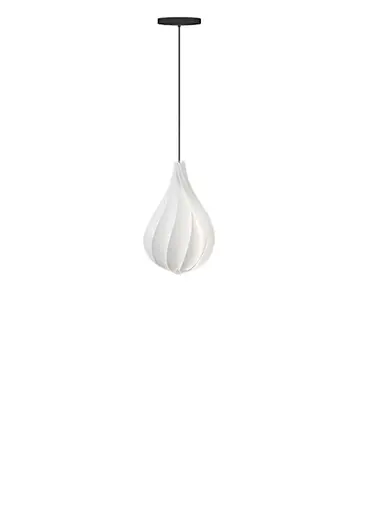 Alva Mini Hardwired Pendant with Black Cord by UMAGE