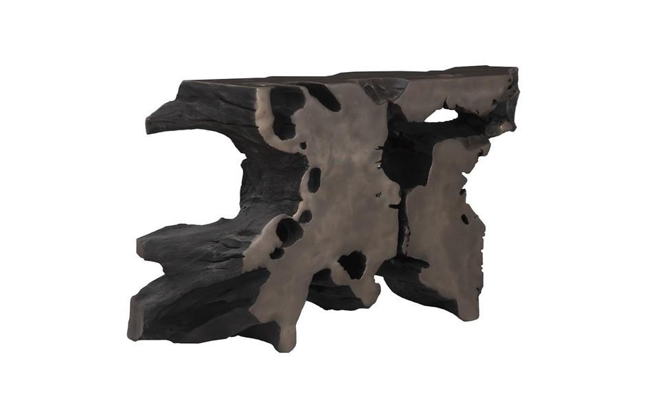 Venice Freeform Console, Bronze by PHILLIPS COLLECTION