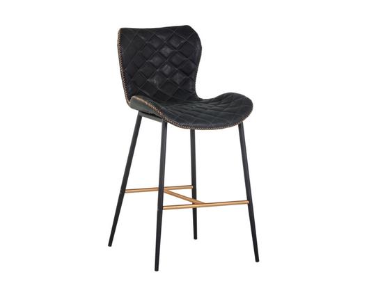Lyla Counter Stool - Antique Black by Sunpan