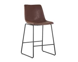 Cal Counter Stool - Antique Brown by Sunpan