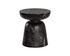 Lucida End Table - Marble Look - Black by Sunpan