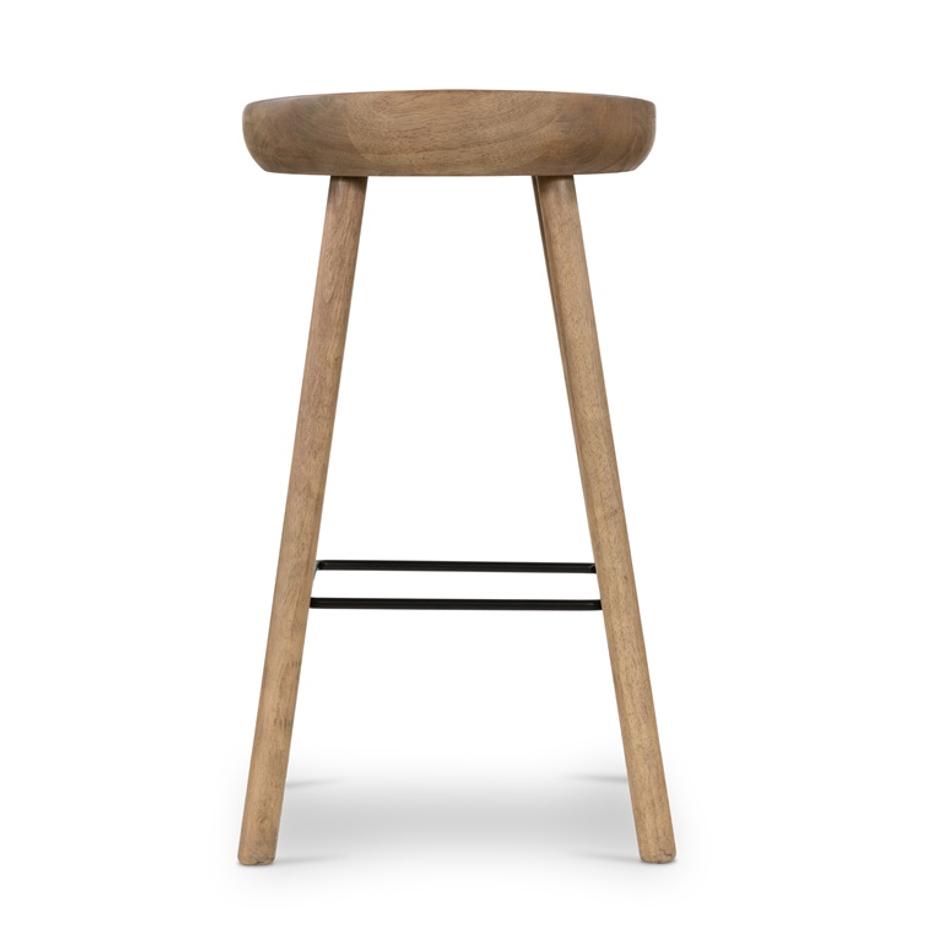 Barrett Stool In Natural Matte In Bar by FOUR HANDS