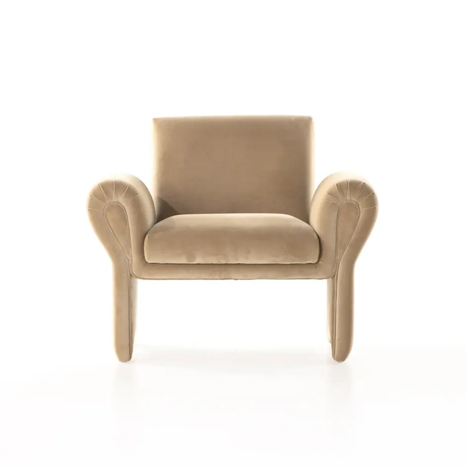 Raya Chair In Surrey Camel by FOUR HANDS