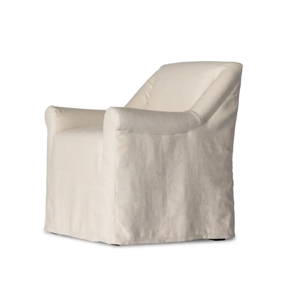 Bridges Slipcover Dining Armchair by Four Hands