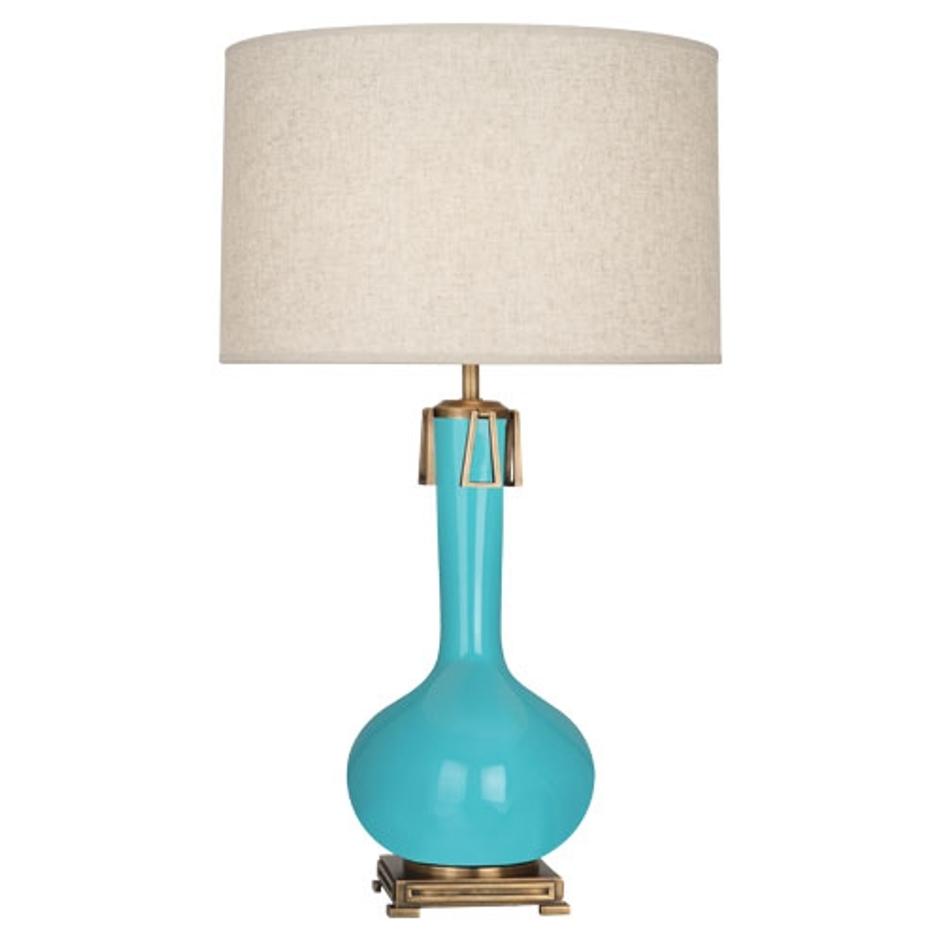 Egg Blue Athena Table Lamp by ROBERT ABBEY