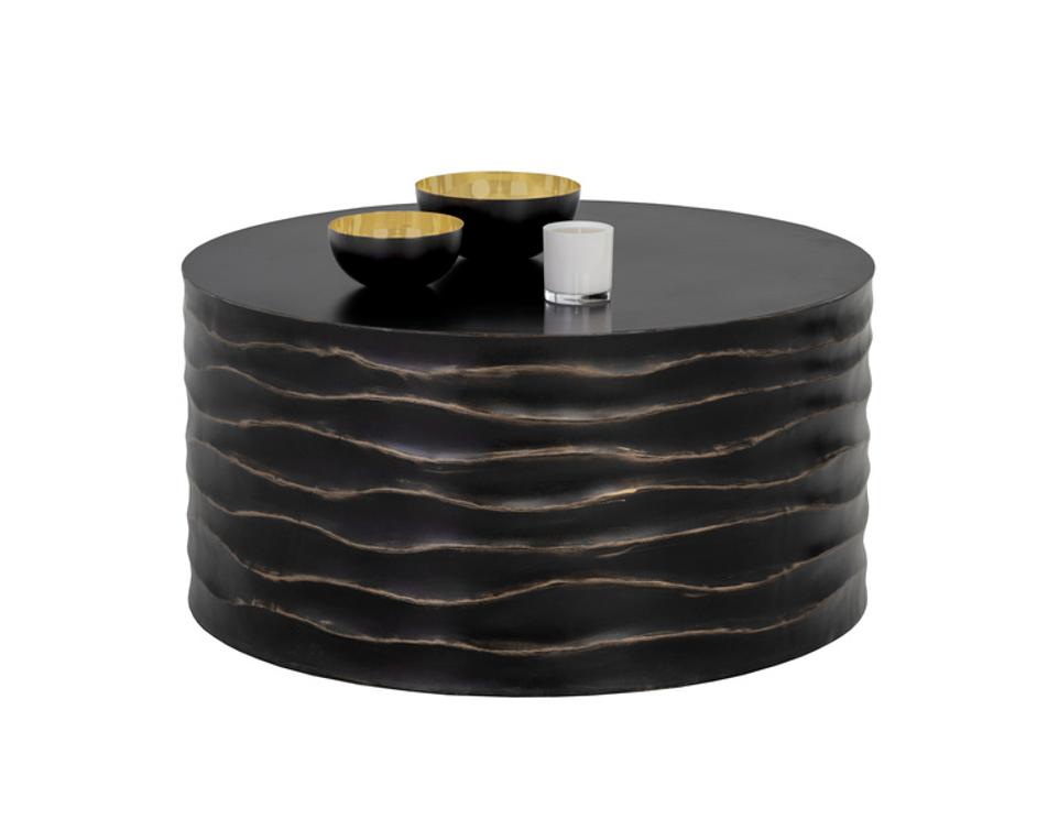 COREY COFFEE TABLE - LARGE - BLACK by Sunpan