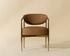 HELOISE DINING ARMCHAIR - MILLIKEN COGNAC by Sunpan