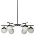 Metro Faux Alabaster 6-Light Chandelier by Jamie Young