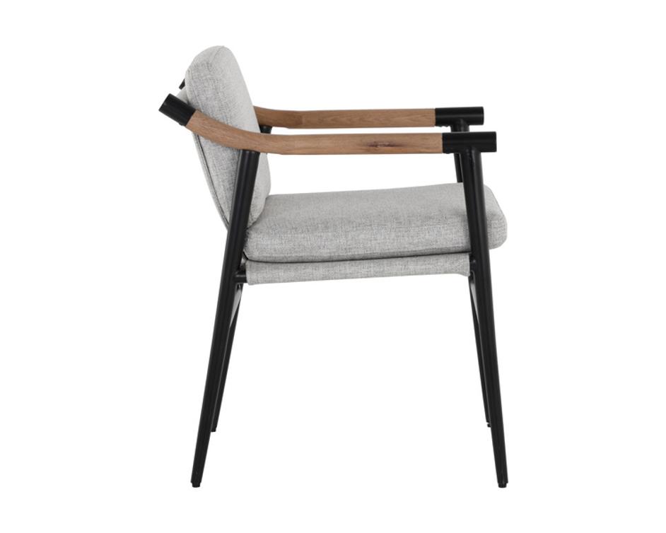 MEADOW DINING ARMCHAIR - VAULT FOG by Sunpan