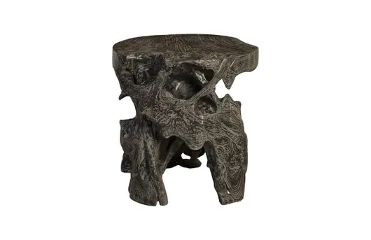 Side Table Black Wash, Round by PHILLIPS COLLECTION