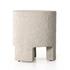 Kember Outdoor End Table In Blanc White by FOUR HANDS