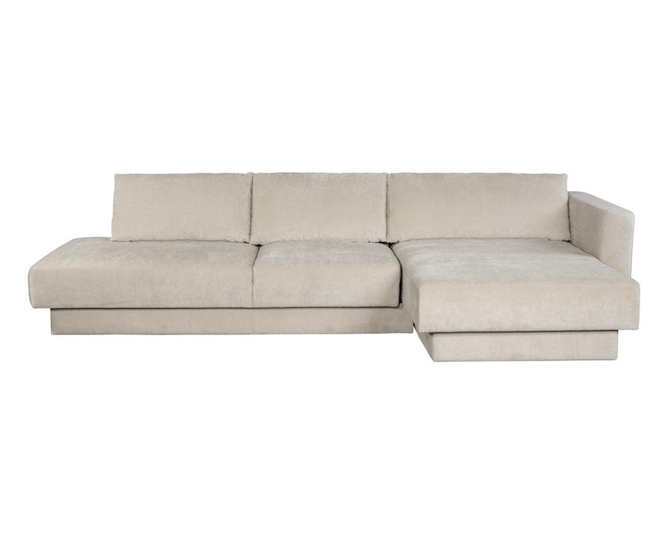 Tecoma Sofa Chaise - Raf - Danny Cream by Sunpan