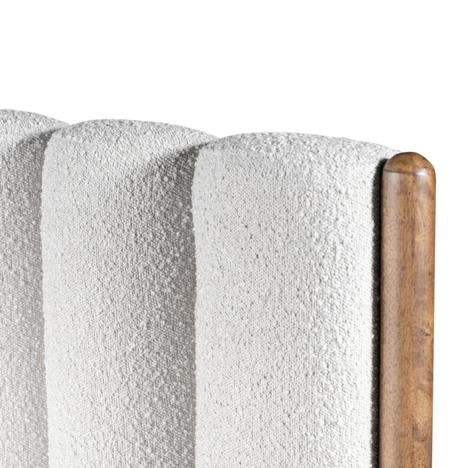 Emma King Bed - Knoll Sand by Four Hands