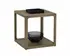 DONCASTER SIDE TABLE - SMOKE GREY by Sunpan