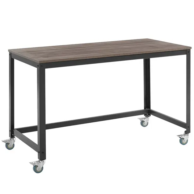 Forecast Computer Office Desk In Gray Walnut by Modway Furniture