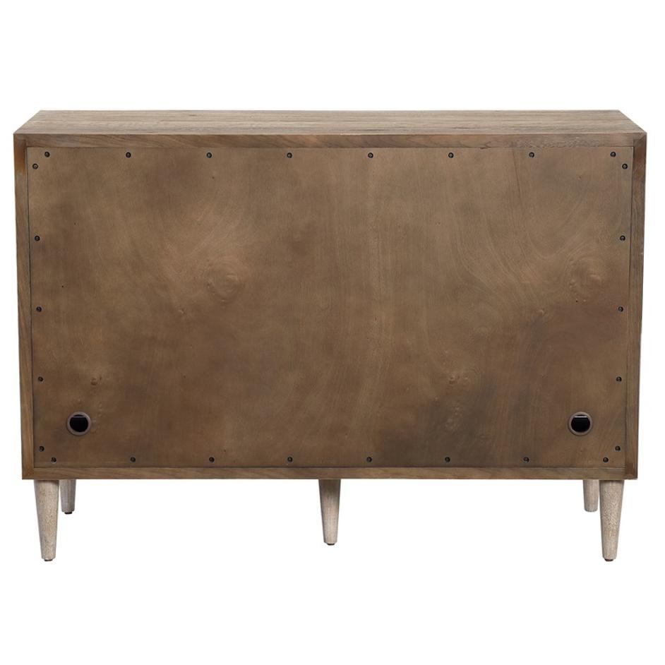 Dani 4 Door White Cabinet by Uttermost