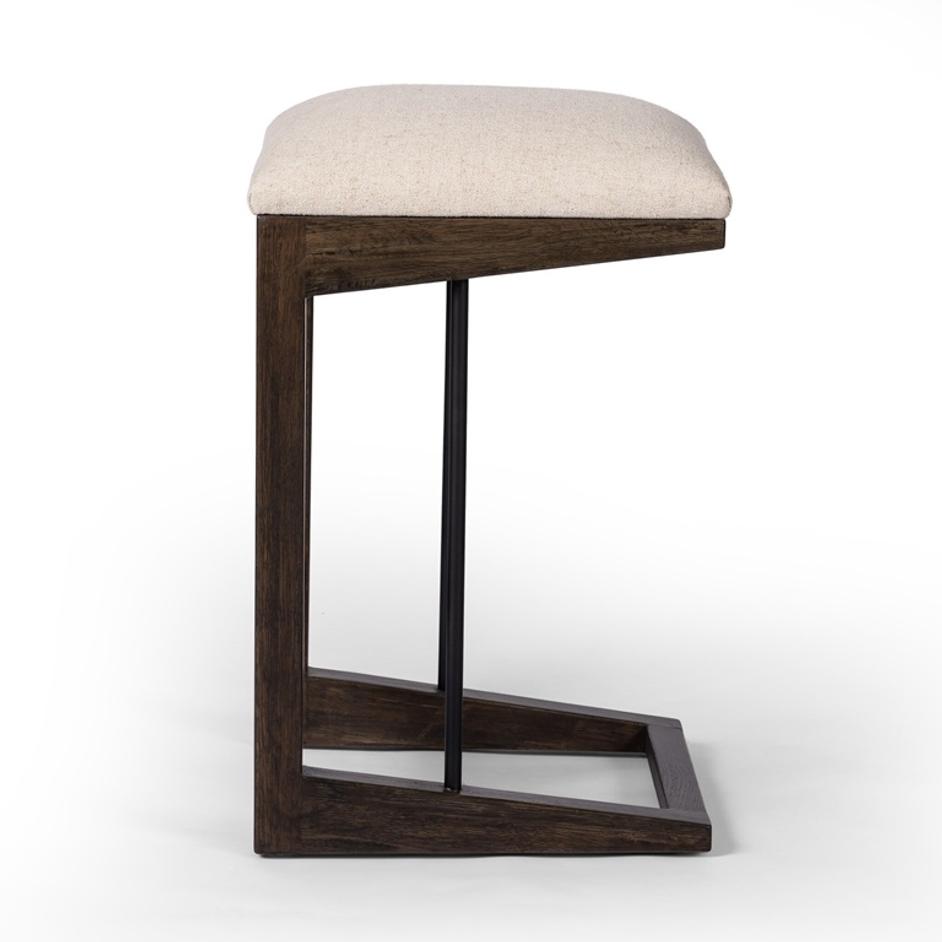 Finn Bar + Counter Stool In Sienna Brown Oak by Four Hands