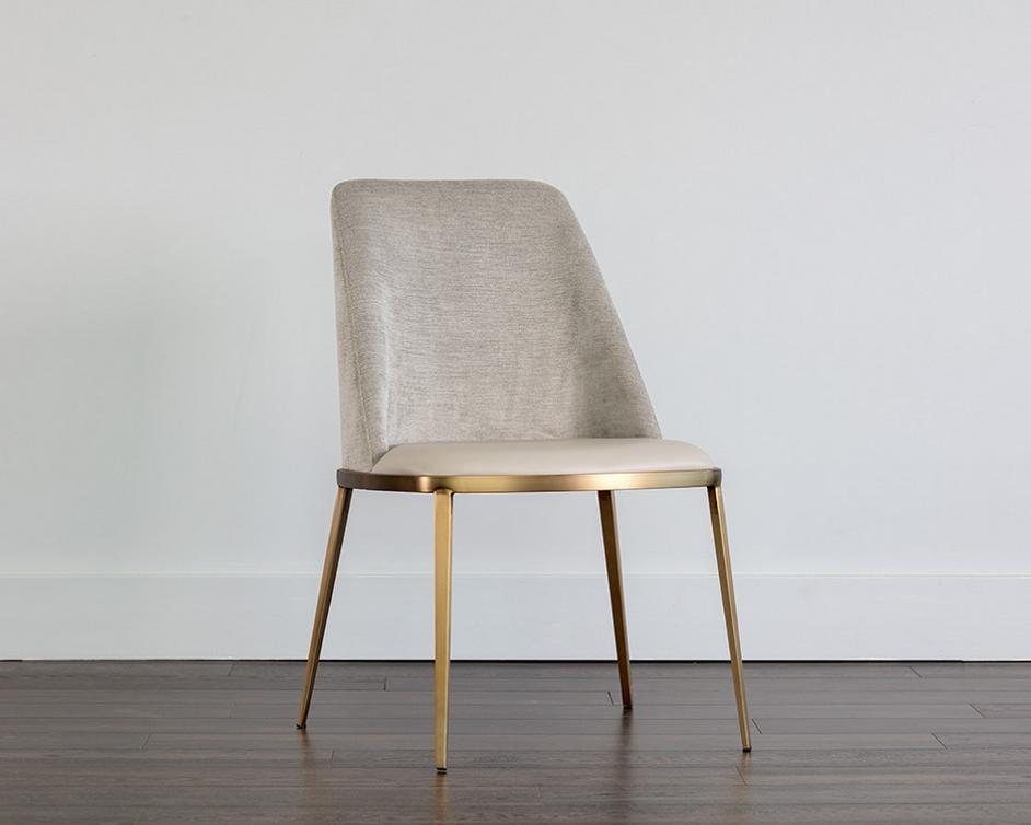 Dover Dining Chair - Napa Stone / Polo Club Stone by Sunpan