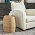 Resort Straw Accent Stool by Uttermost
