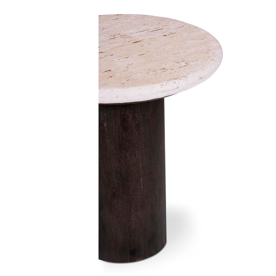 Landon Accent Table Beige Travertine by Moes Home