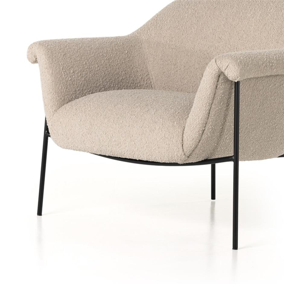 Suerte Chair In Knoll Sand by FOUR HANDS