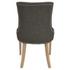 2pc Charlotte Fabric Chair Natural Wood Legs, Toffee by New Pacific Direct