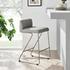 Raoul Counter Stool In Antique Graphite Gray by New Pacific Direct