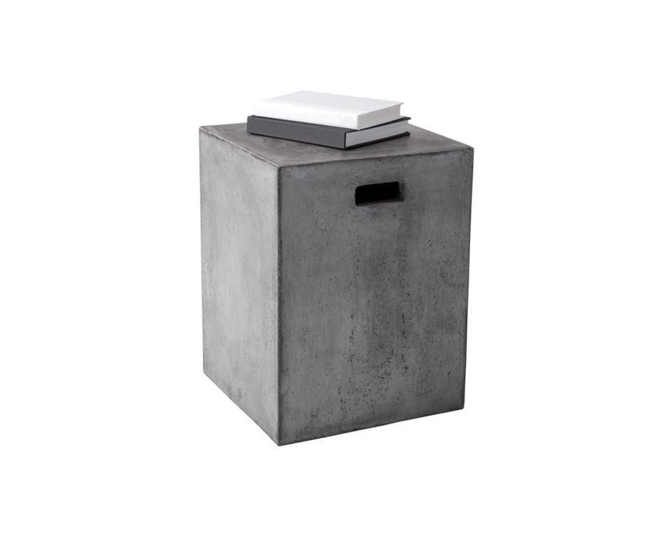 CASTOR END TABLE - ANTHRACITE GREY by Sunpan