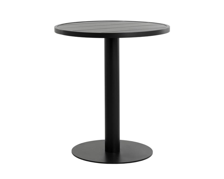 MERANO BAR TABLE - ROUND - BLACK by Sunpan