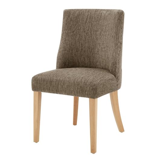 New Paris KD Fabric Dining Side Chair, Pasadena Taupe by New Pacific Direct