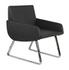 York Chair In Black Leather by Nuans Design