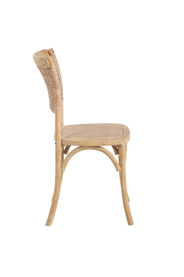 White Washed Halsey Side Chair by Furniture Classics