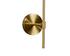 IZORA SCONCE - BRASS - SMOKE GREY OMBRE by Sunpan