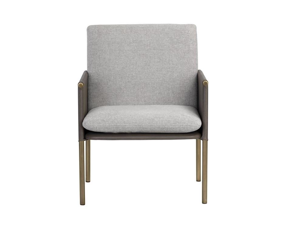 Bellevue Lounge Chair - Belfast Heather Grey / Bravo Ash by Sunpan