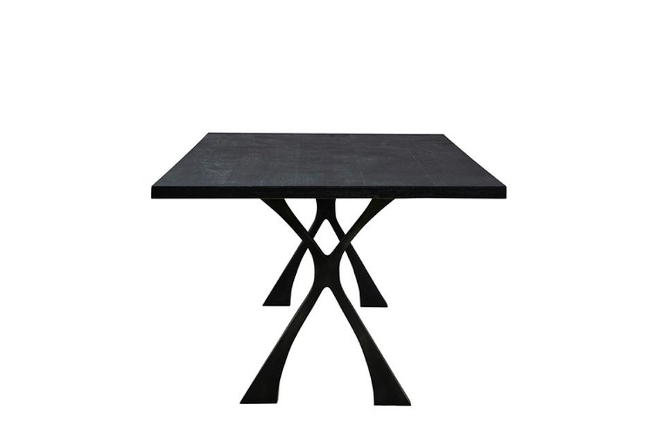 Black Wishbone Dining Table by Furniture Classics