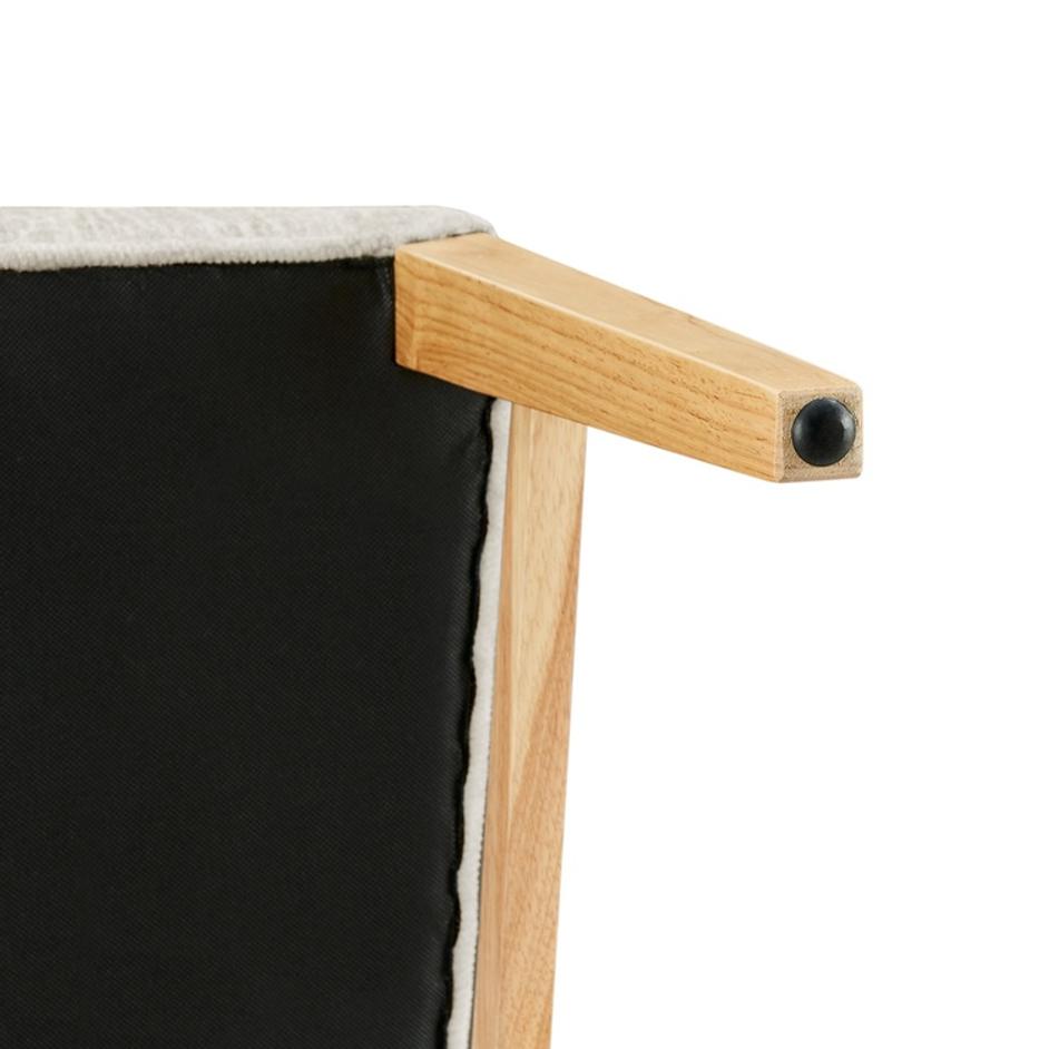 Milton Fabric Dining Side Chair, Pasadena Beige by New Pacific Direct