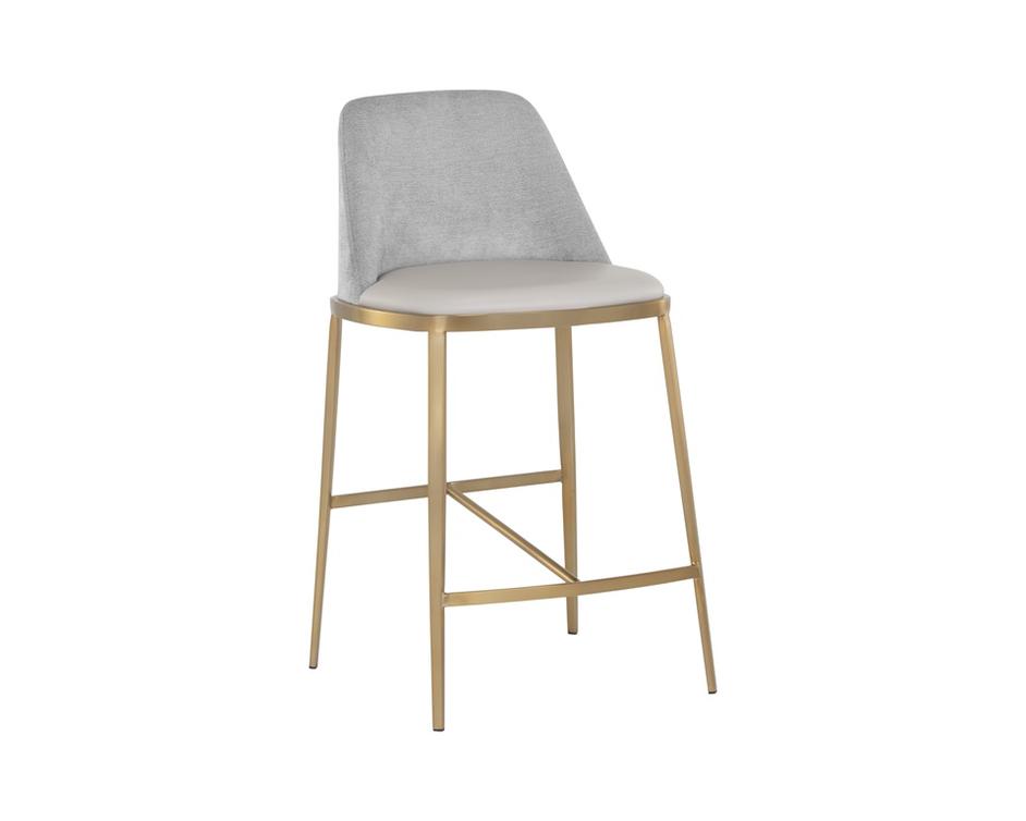 DOVER COUNTER STOOL - NAPA STONE / POLO CLUB STONE by Sunpan