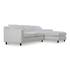 Hutton Right Sectional White by Moes Home