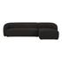 Faye Right Sectional Black Boucle by Moes Home