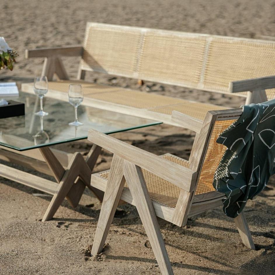 Jeanneret Armed Sofa by Stilnovo USA