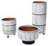 Striae Ceramic Decorative Vessels (Set of 3) by Jamie Young