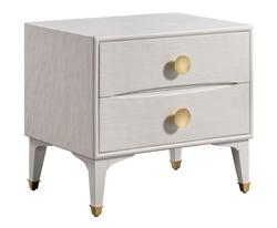Divine White Nightstand by tov furniture
